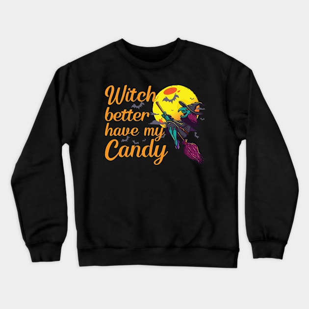 Funny Halloween Gift for a Halloween Party Crewneck Sweatshirt by TO Store